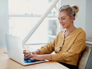 small business owner doing digital marketing for small businesses