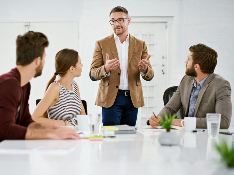 They meet up to discuss cost for a marketing plan