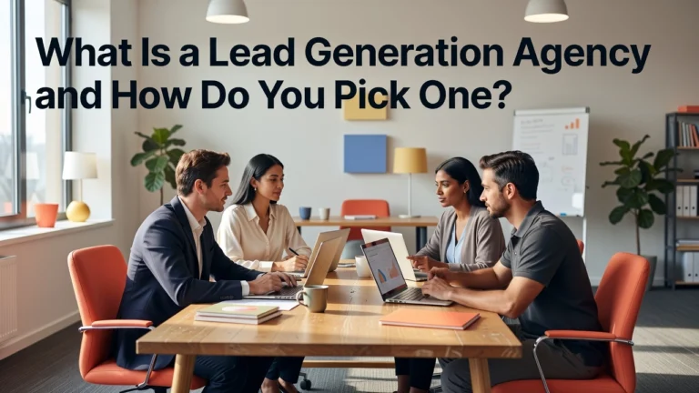 Professional header image for comparison analysis: What Is a Lead Generation Agency and How Do You Pick One?