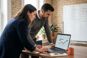 Professional header image for step-by-step guide: What Is Website Conversion Optimization? A Guide for Smal...